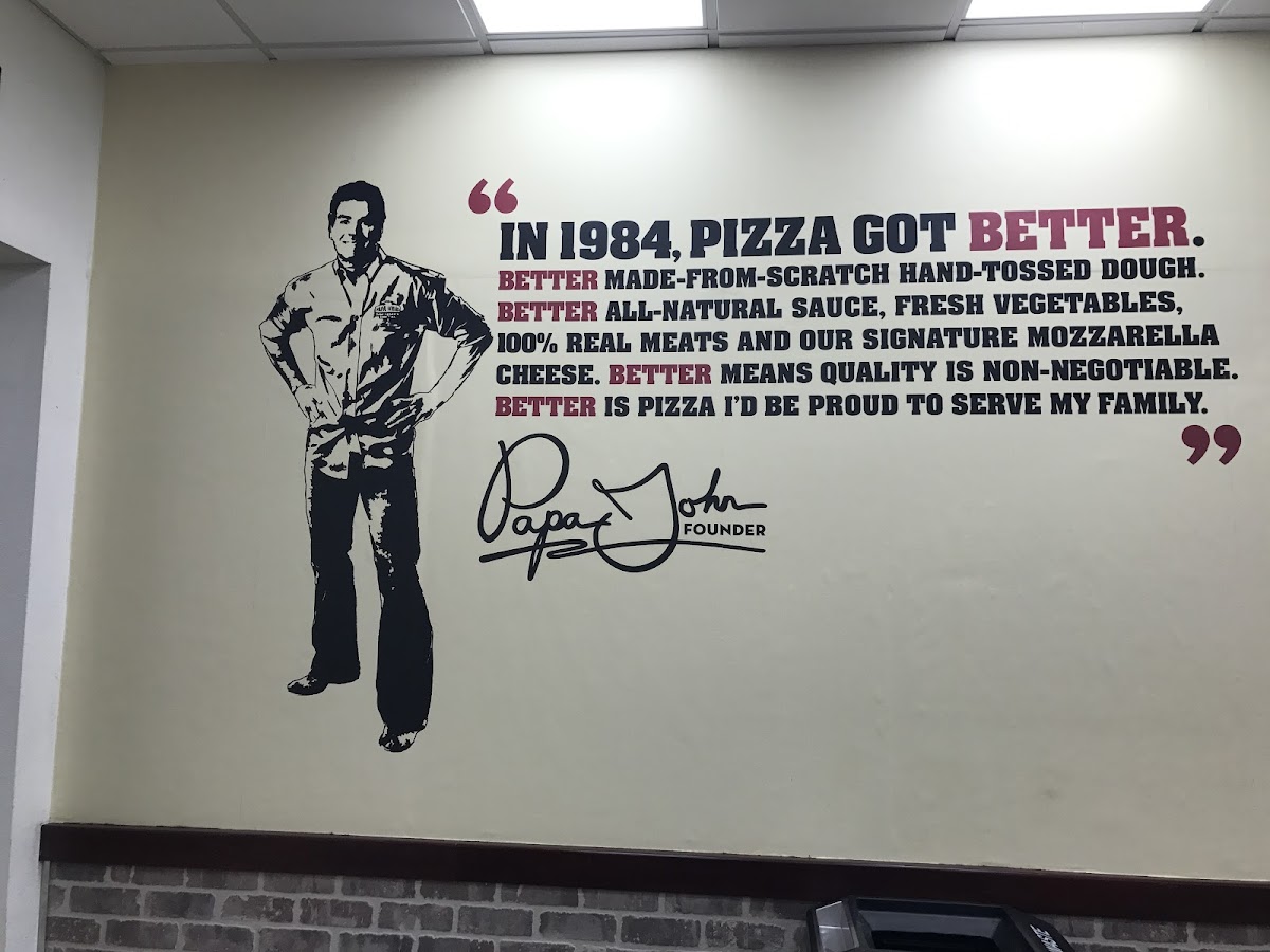 Papa Johns Pizza Photo Menu 1