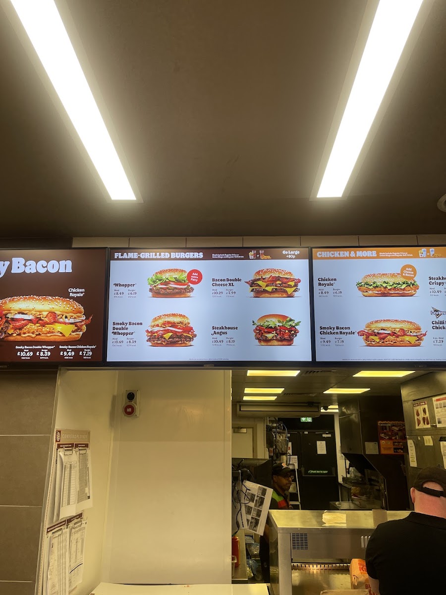 Burger King Photo Menu 1