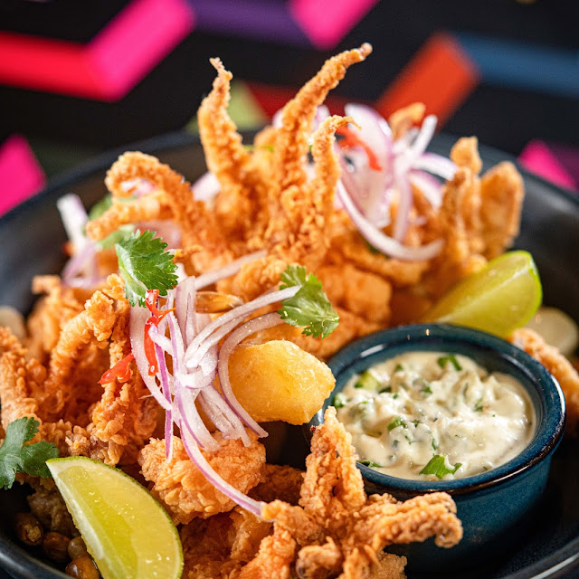 Crispy Peruvian Seafood Platter