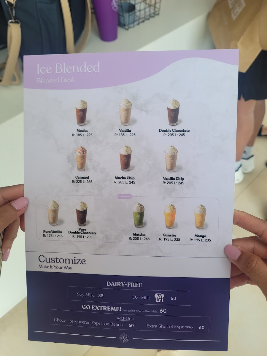 The Coffee Bean & Tea Leaf Photo Menu 3