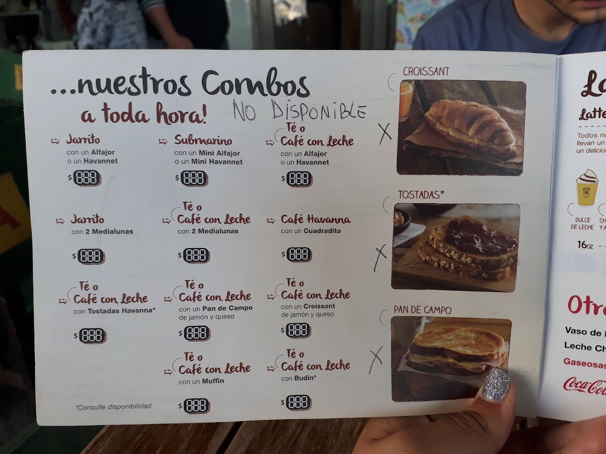 Havanna Photo Menu 4