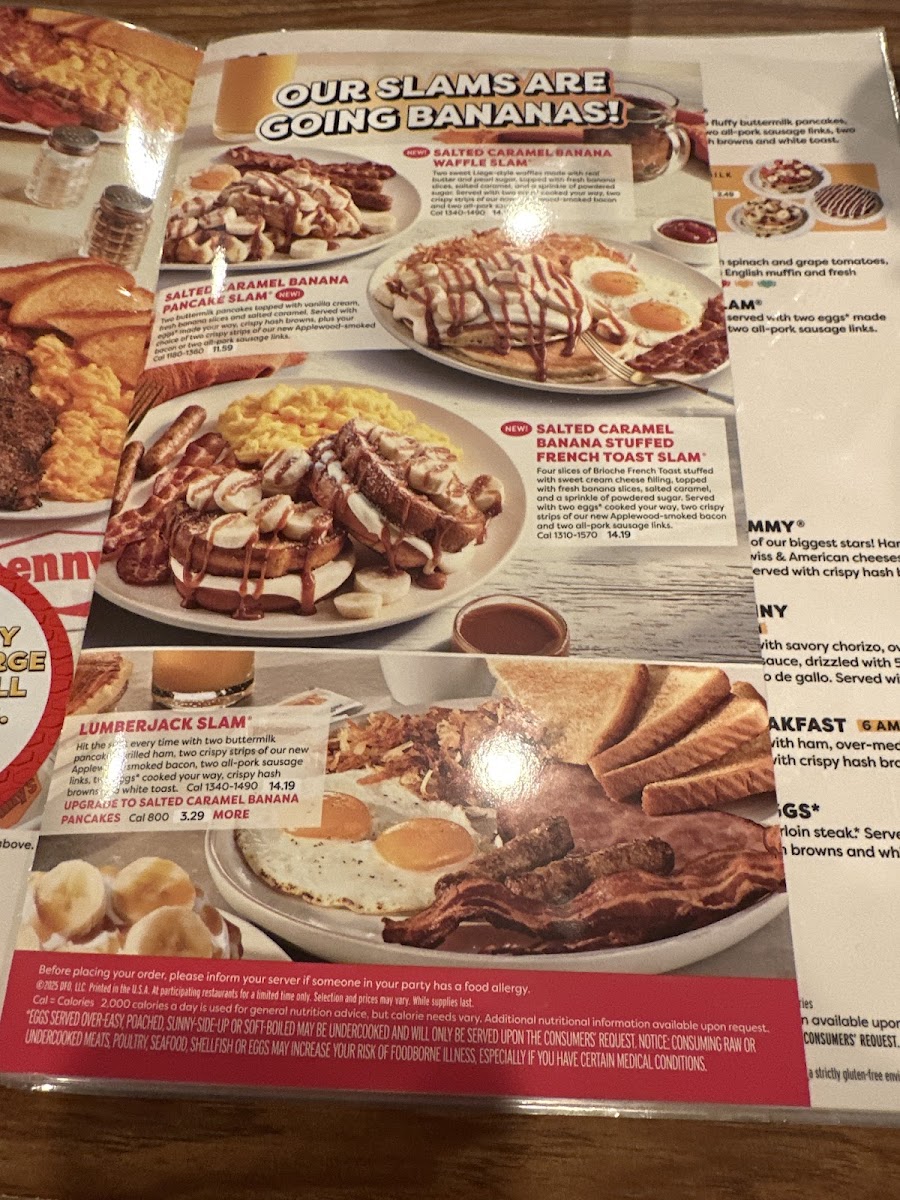 Denny's Photo Menu 1