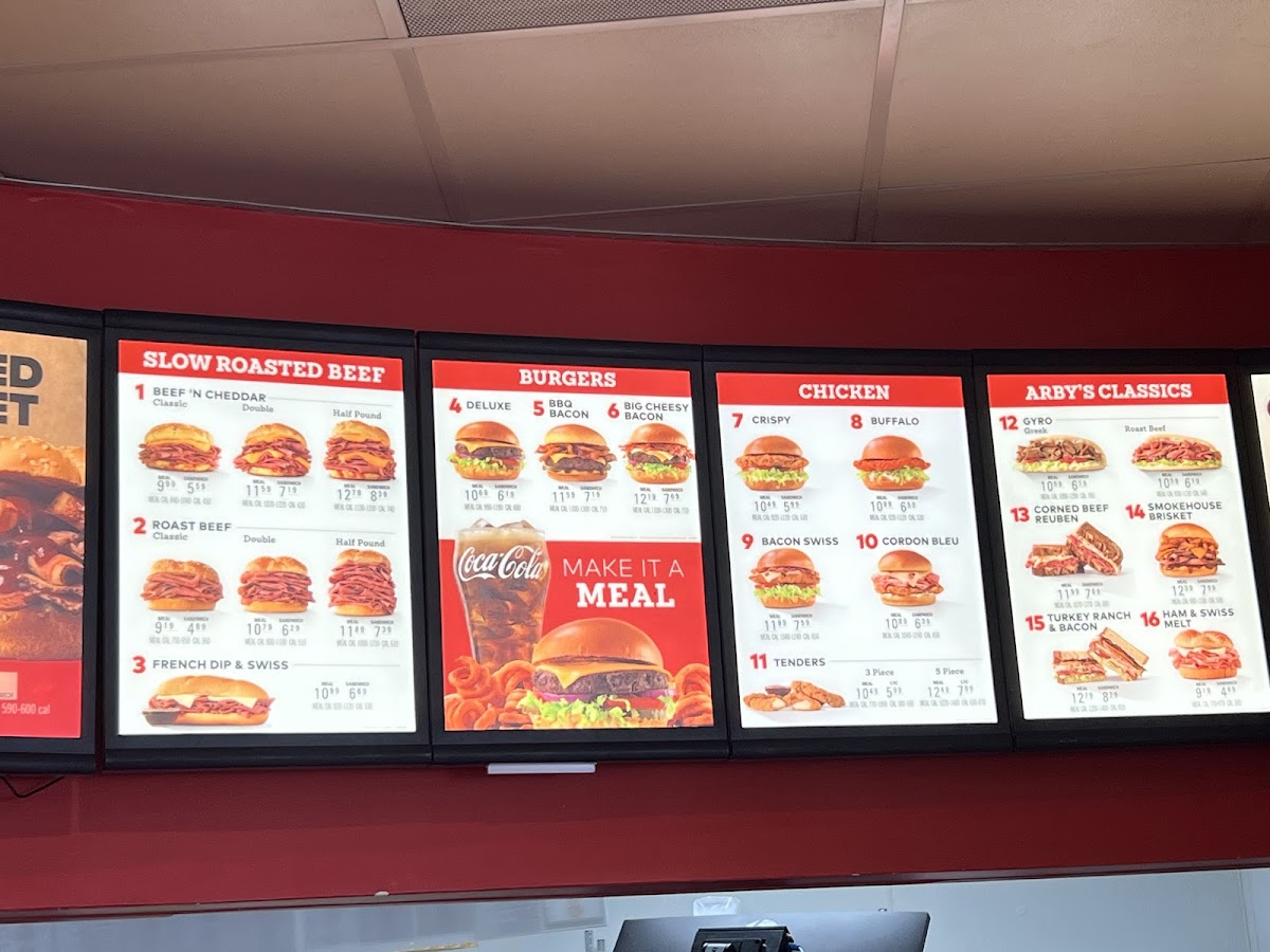 Arby's Photo Menu 1