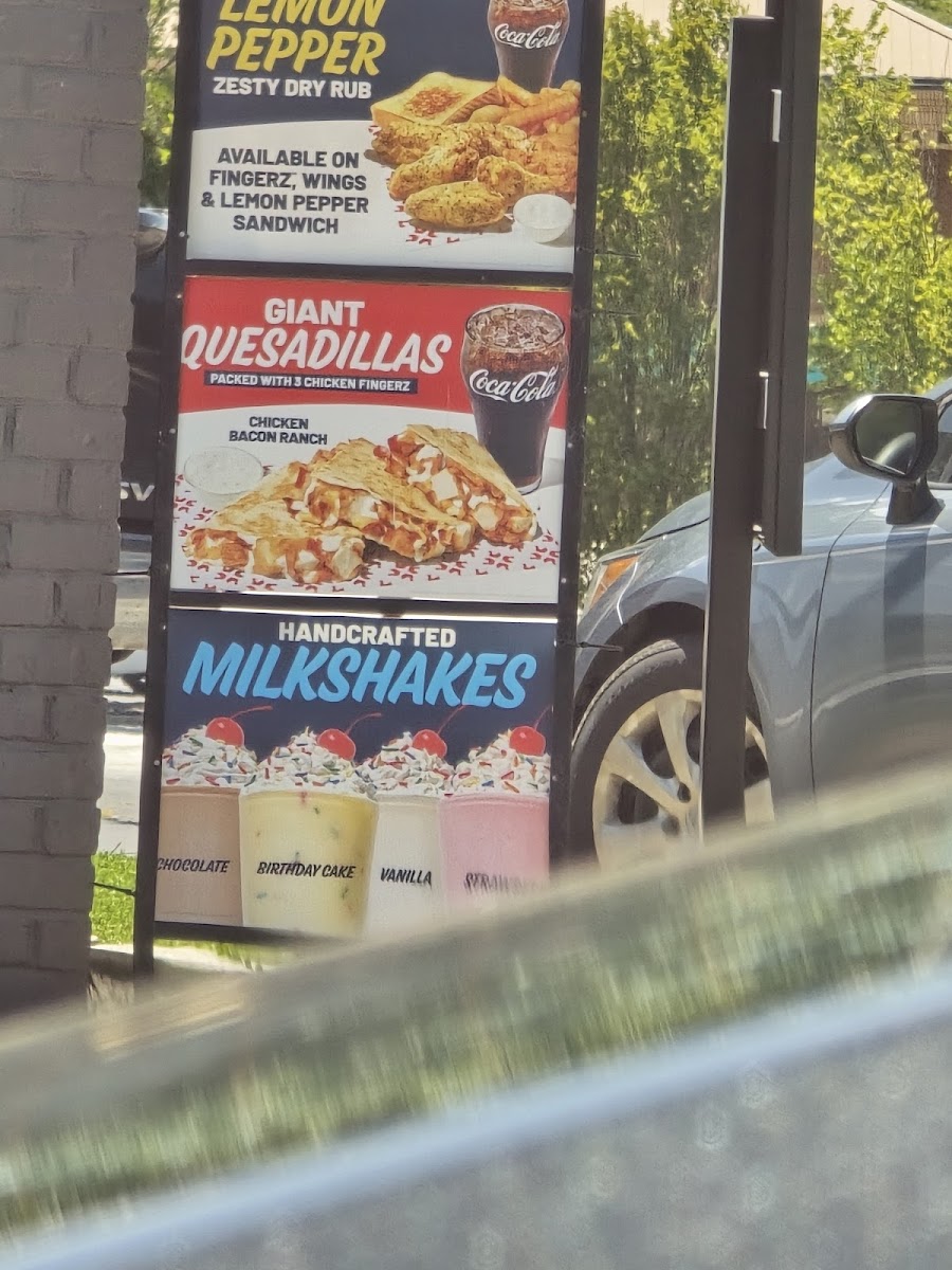 Zaxby's Chicken Fingers & Buffalo Wings Photo Menu 1