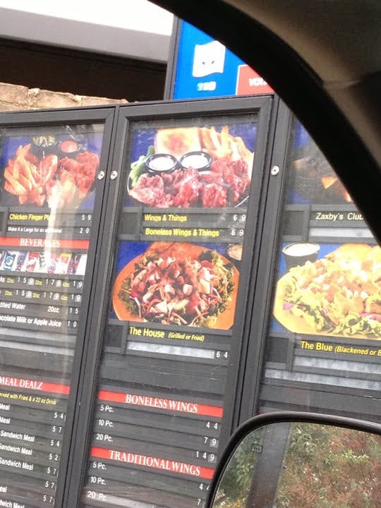 Zaxby's Chicken Fingers & Buffalo Wings Photo Menu 6