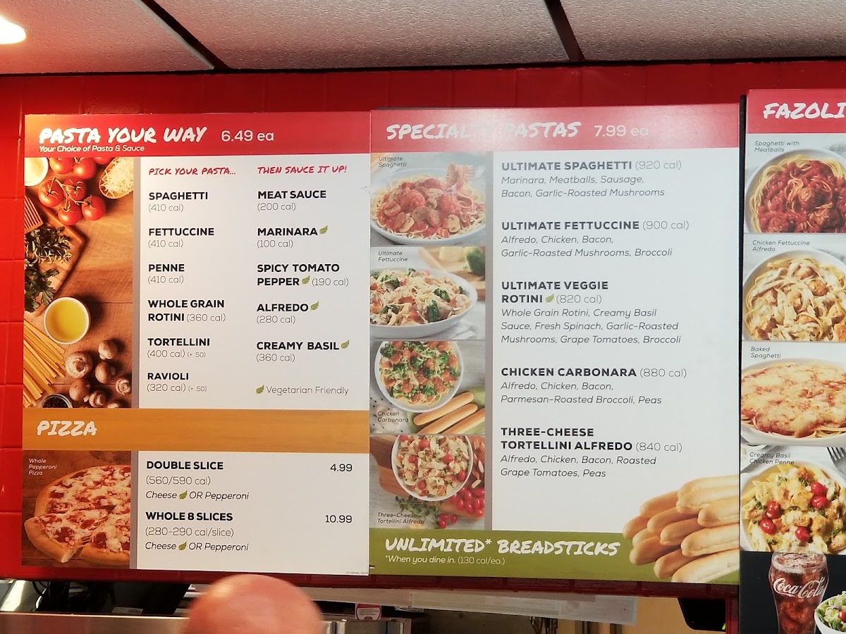 Fazoli's Photo Menu 4