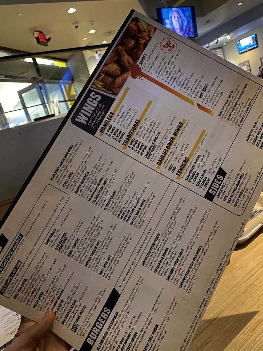 Buffalo Wild Wings Photo Menu 6