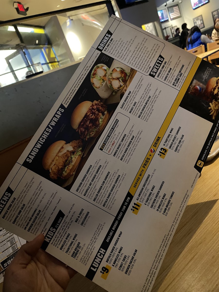 Buffalo Wild Wings Photo Menu 7