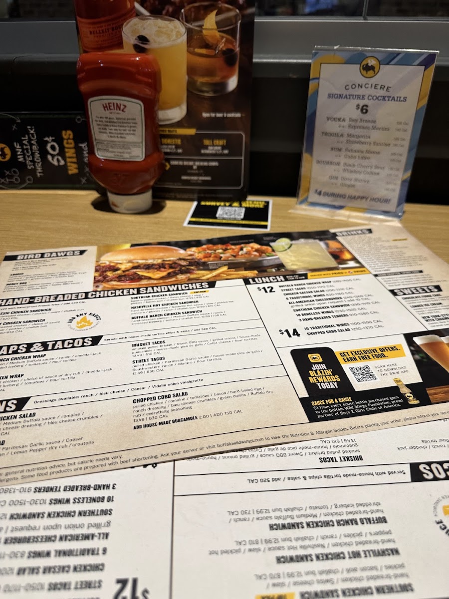 Buffalo Wild Wings Photo Menu 9