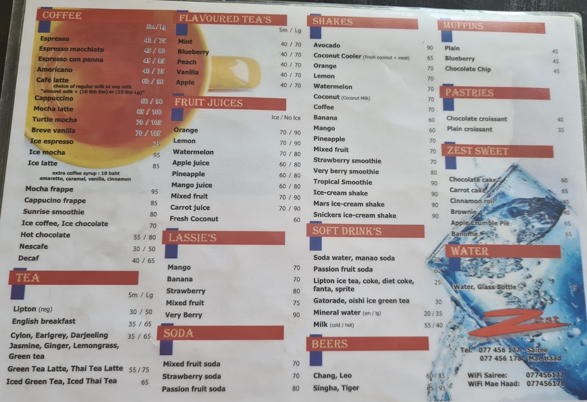 Zest Photo Menu 7