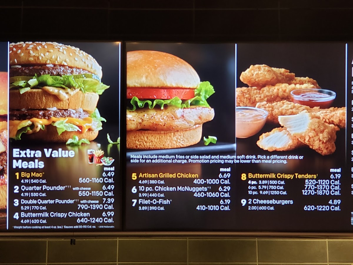 McDonald's Photo Menu 1