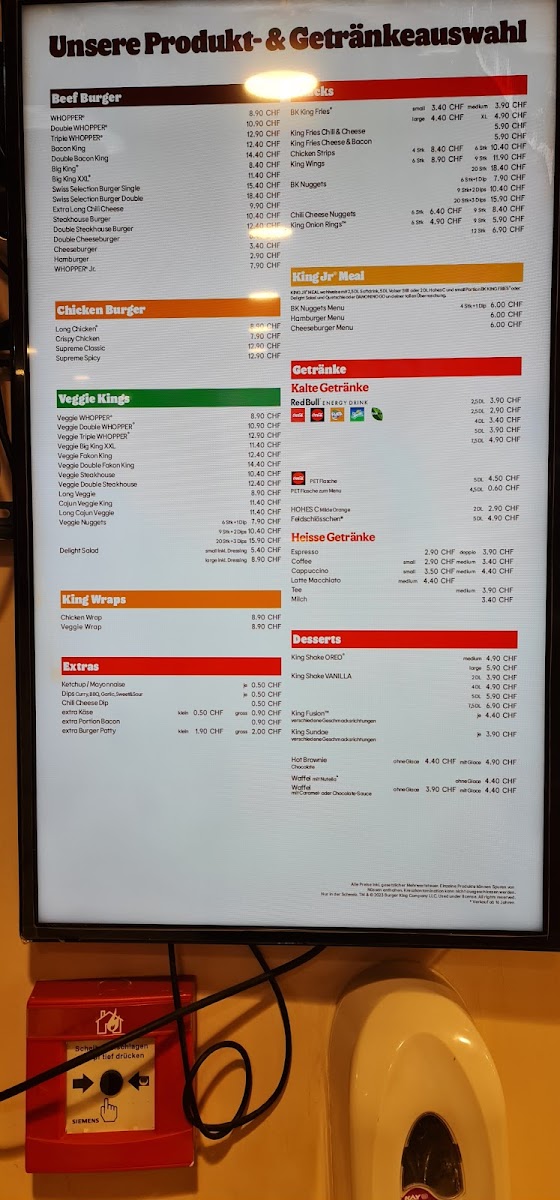Burger King Photo Menu 7
