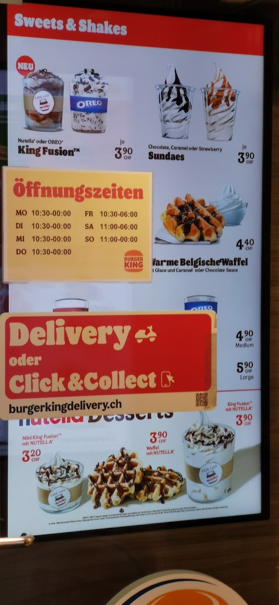 Burger King Photo Menu 9