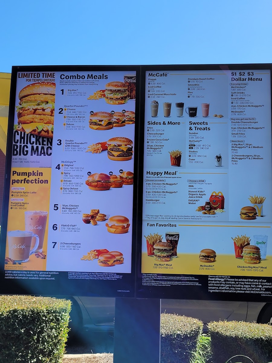 McDonald's Photo Menu 1
