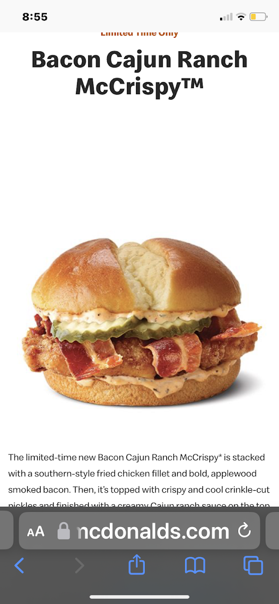 McDonald's Photo Menu 10