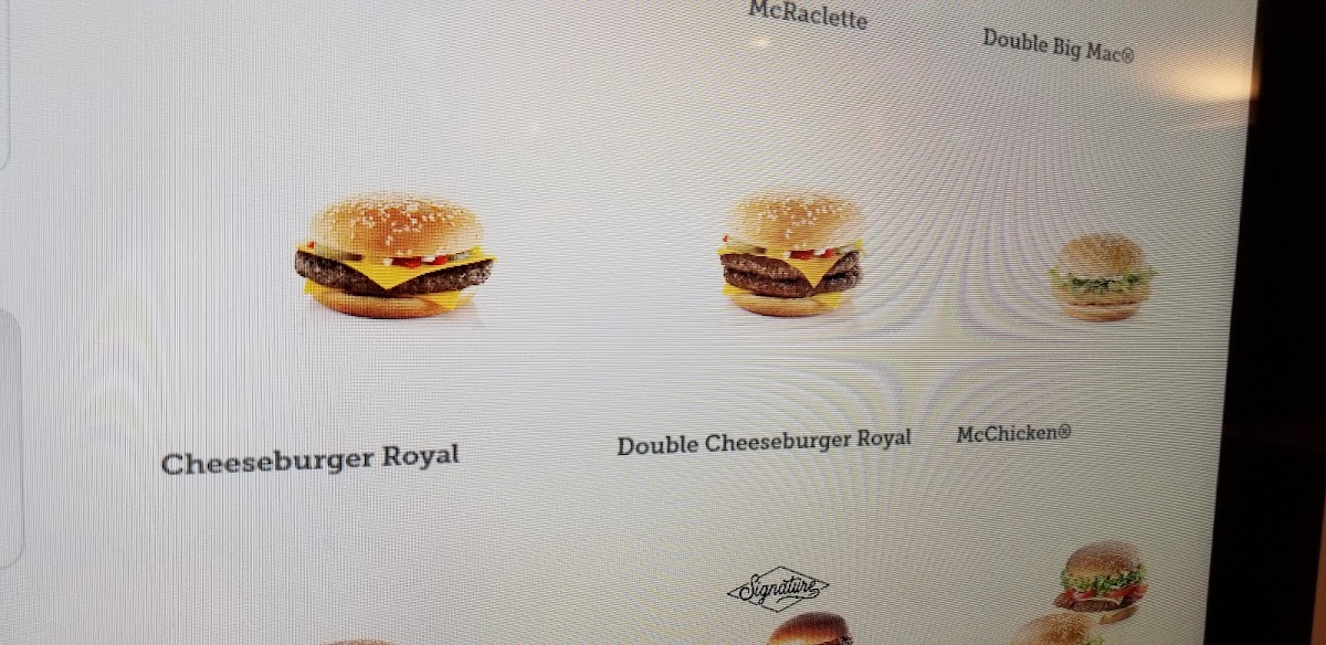 McDonald's Restaurant Photo Menu 4