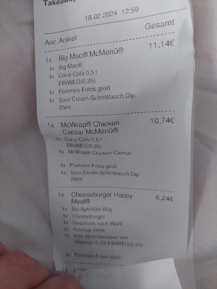 McDonald's Photo Menu 1