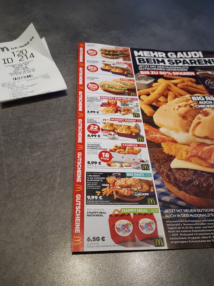 McDonald's Photo Menu 3