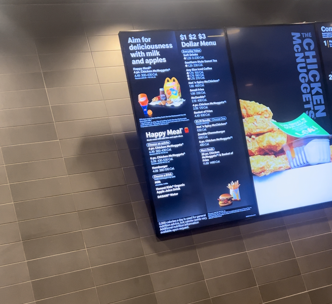 McDonald's Photo Menu 1