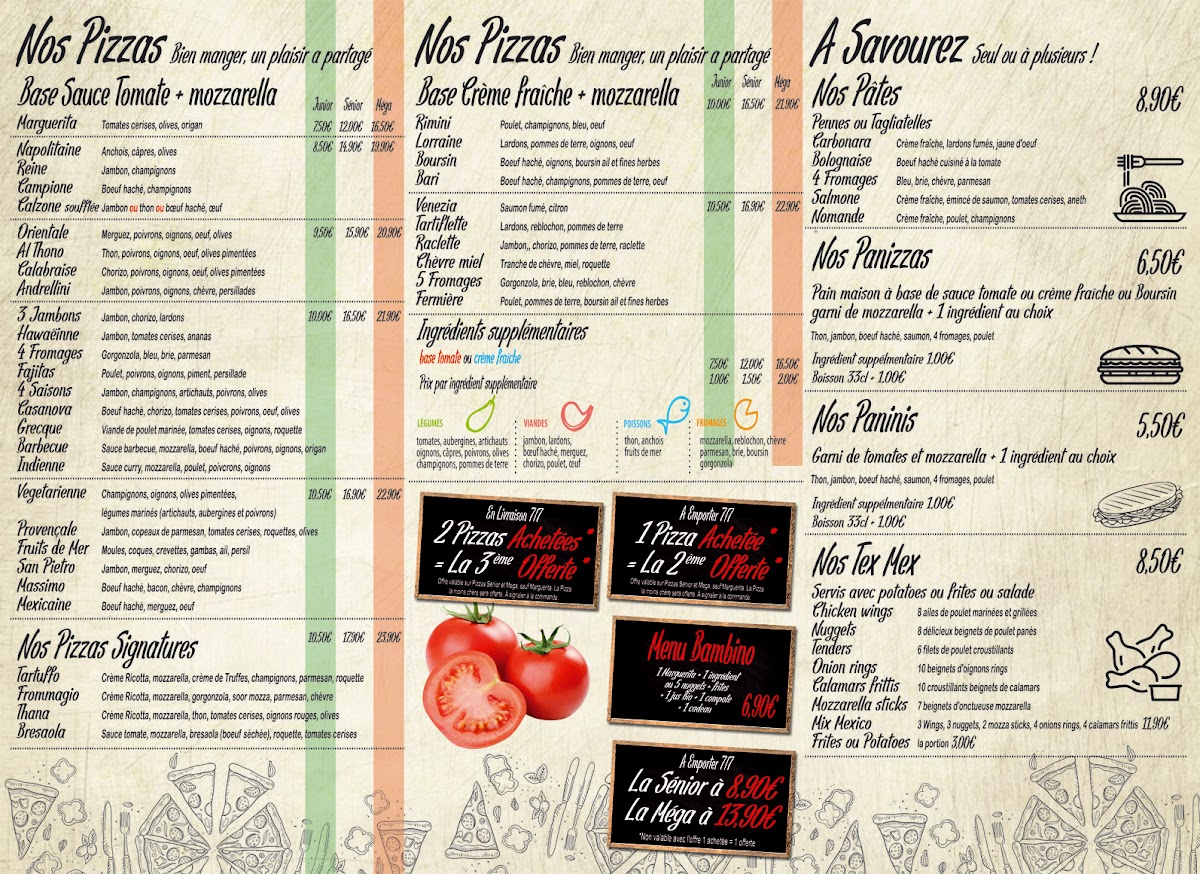 Maestro Pizza Photo Menu 1