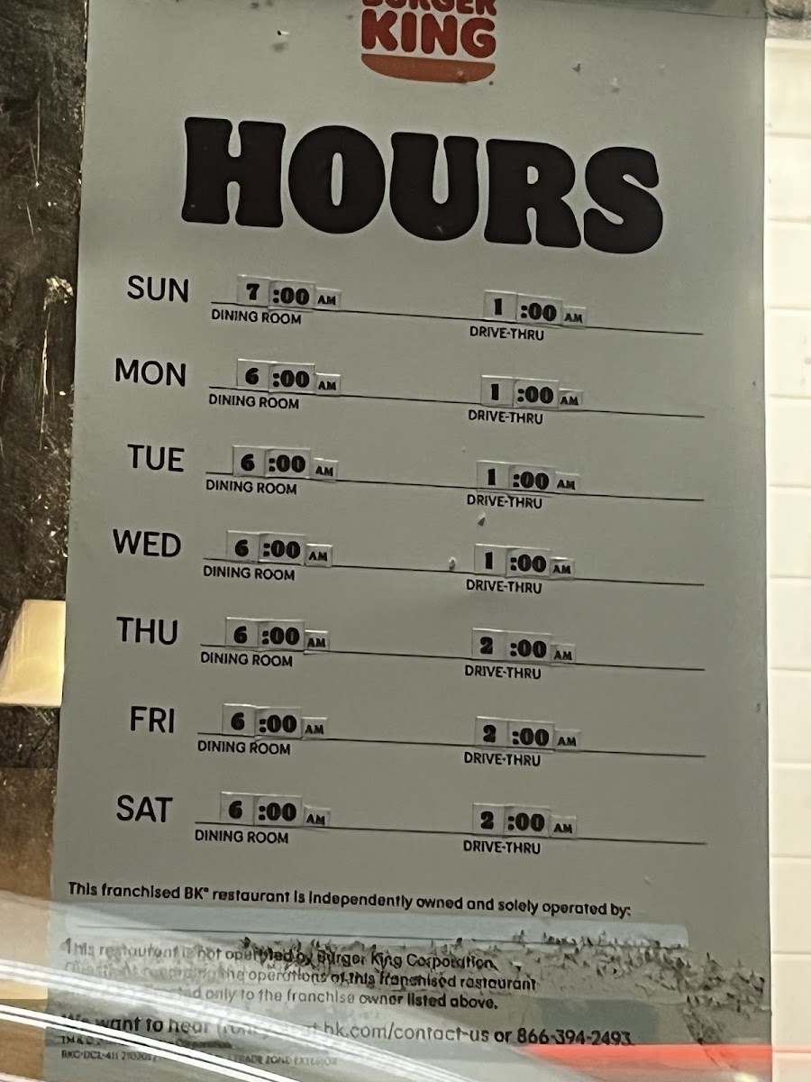 Burger King Photo Menu 3