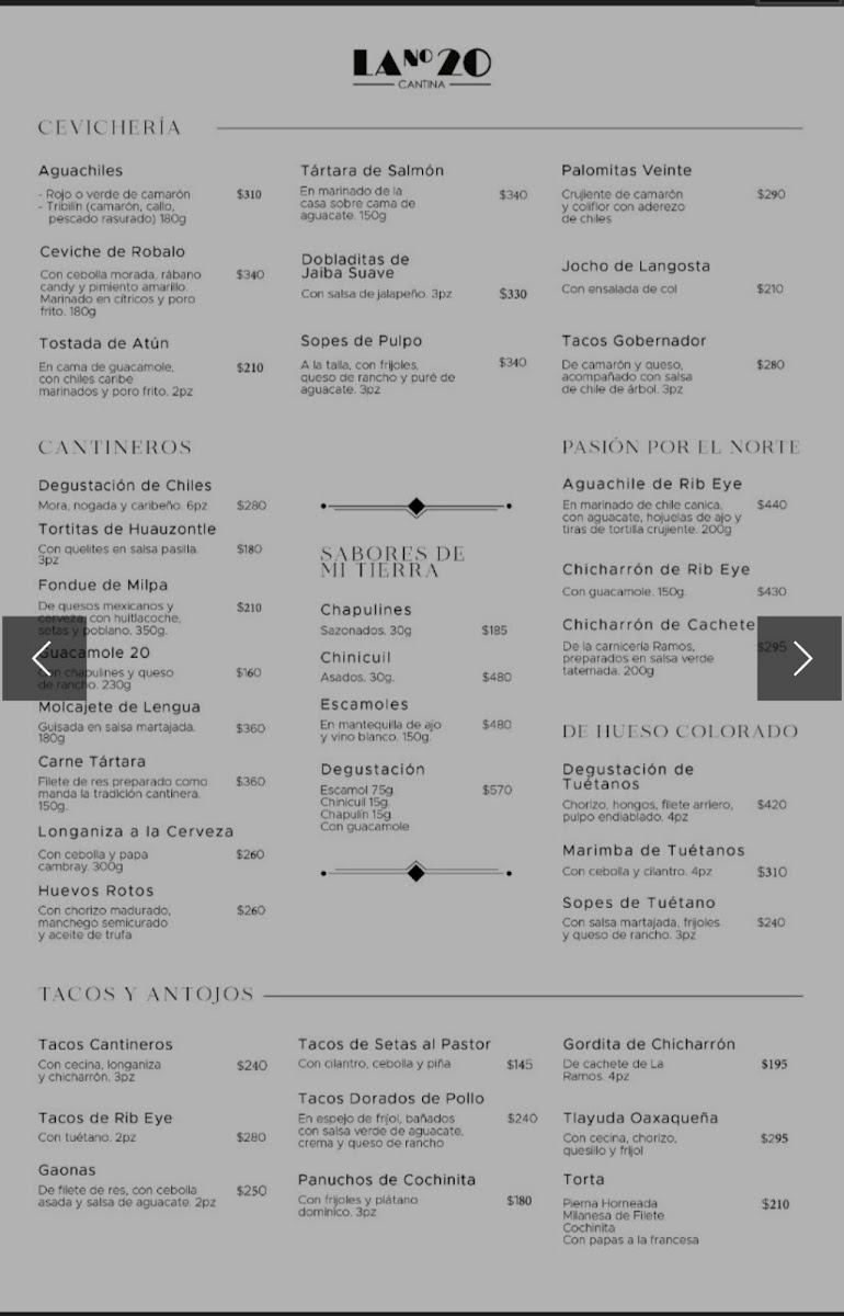 Cantina La 20 | WTC Photo Menu 8