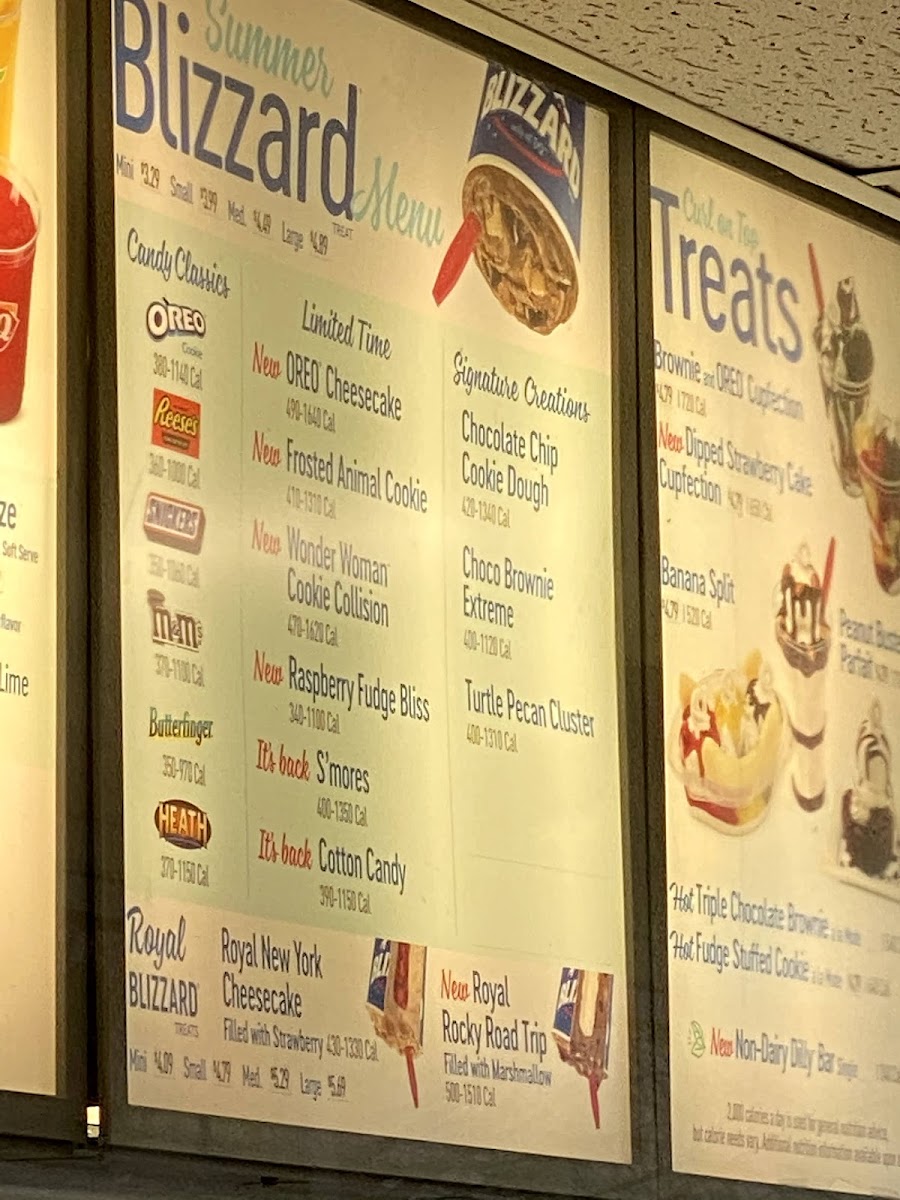 Dairy Queen (Treat) Photo Menu 2