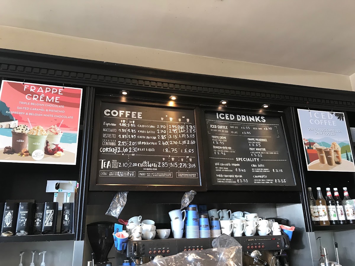 Caffè Nero Photo Menu 1