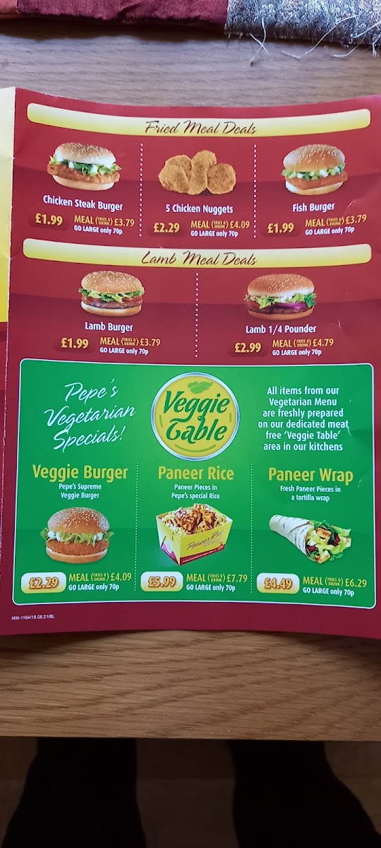Pepe's Photo Menu 2