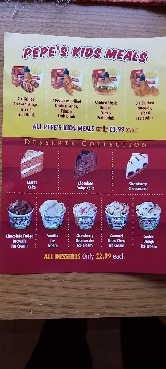 Pepe's Photo Menu 6
