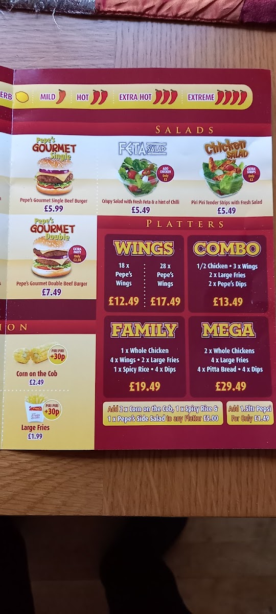 Pepe's Photo Menu 7