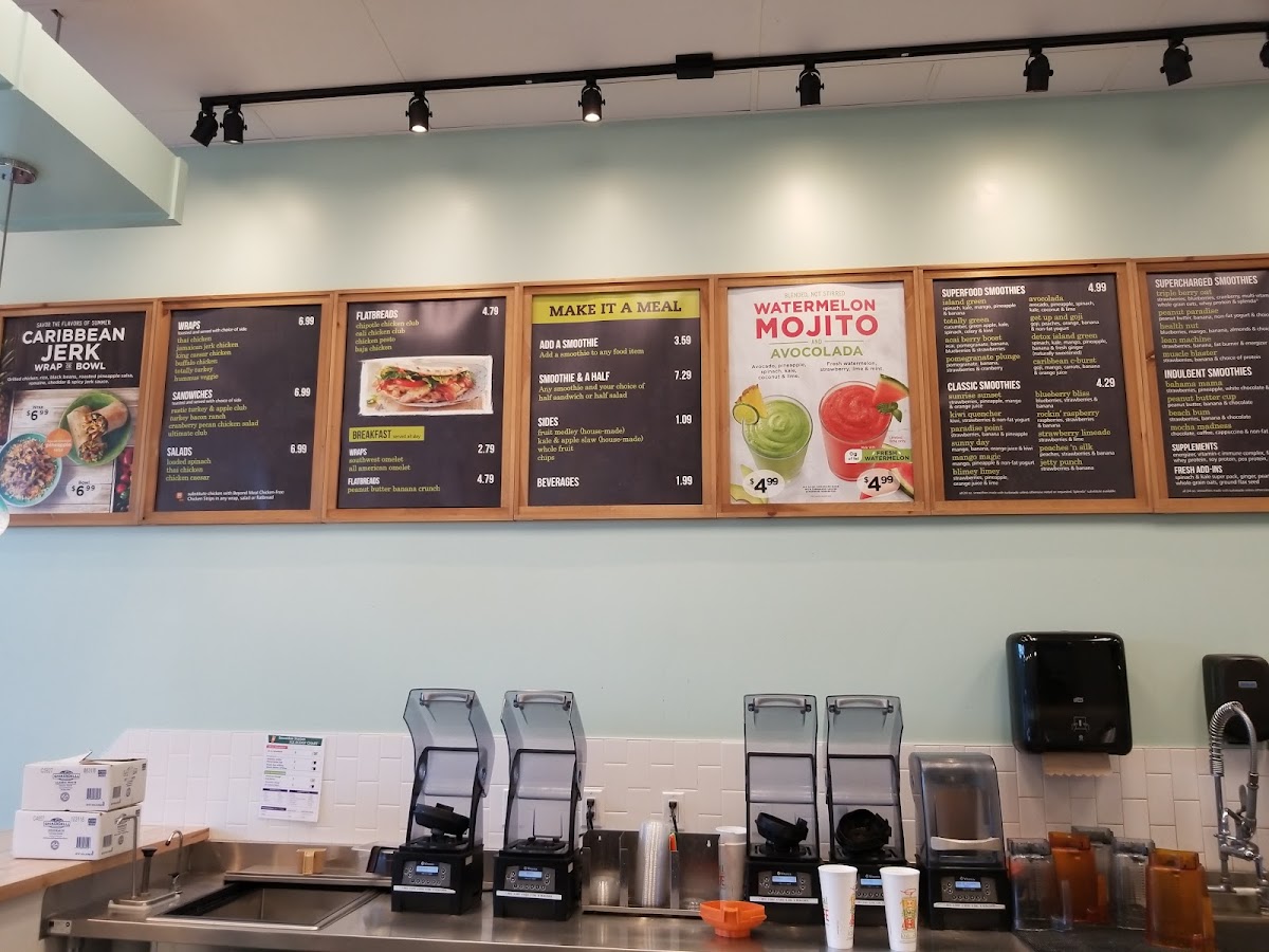 Tropical Smoothie Cafe Photo Menu 5