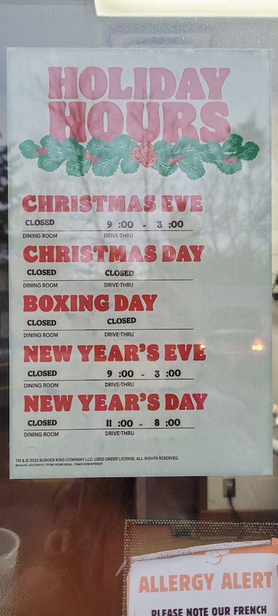 Burger King Photo Menu 1