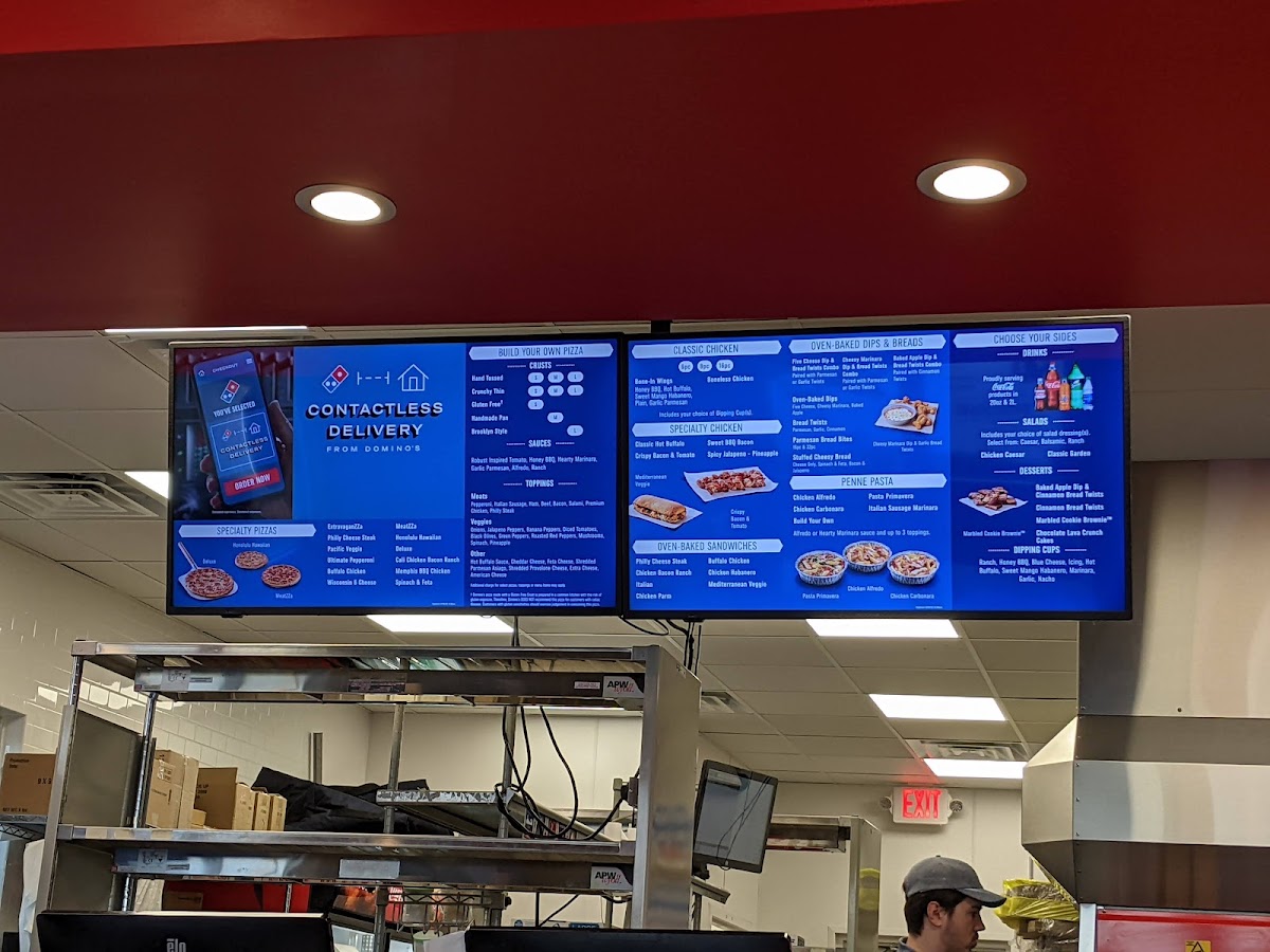 Domino's Pizza Photo Menu 2