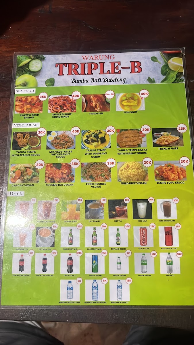 Warung Triple-B Photo Menu 3