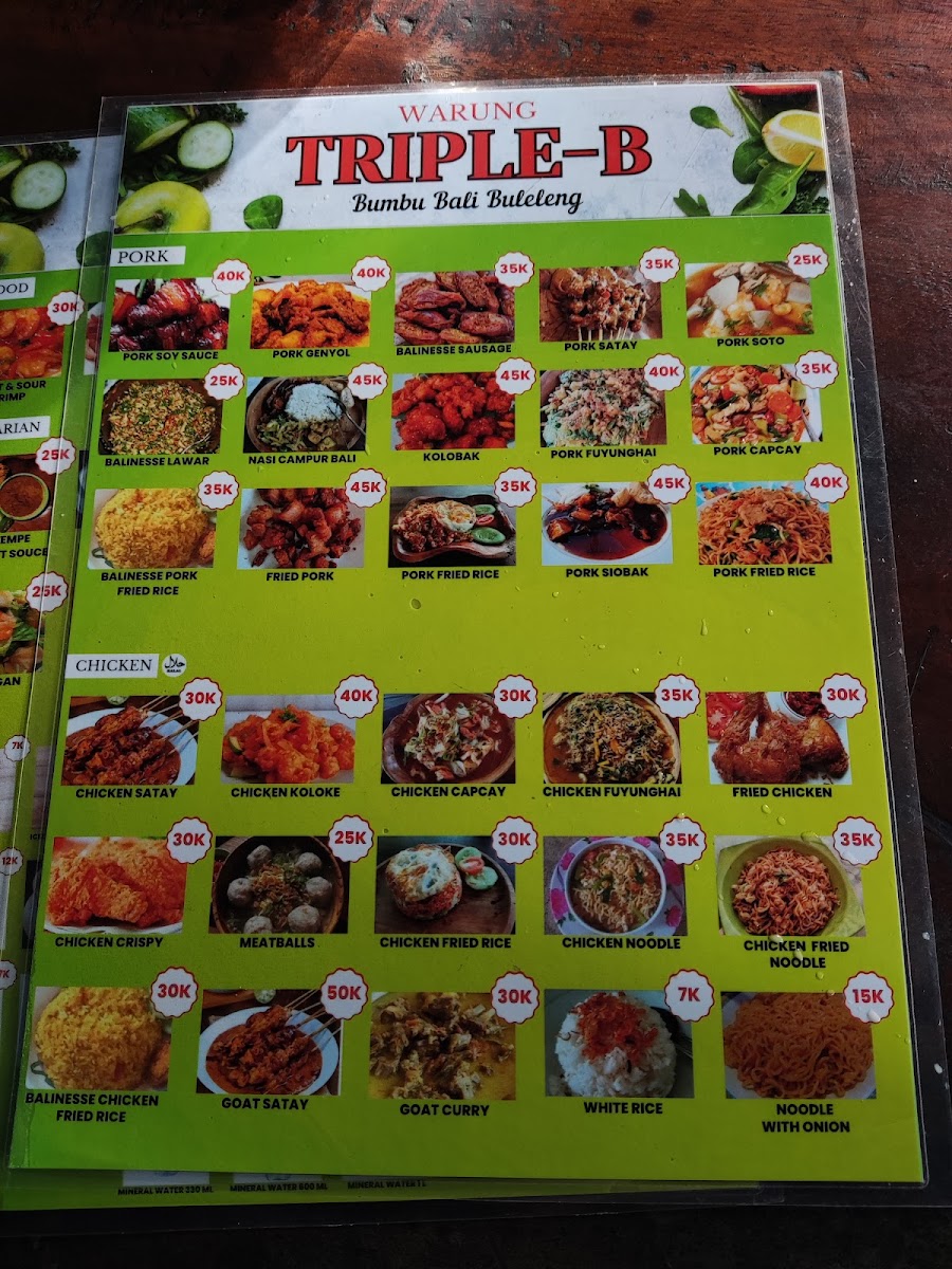 Warung Triple-B Photo Menu 9