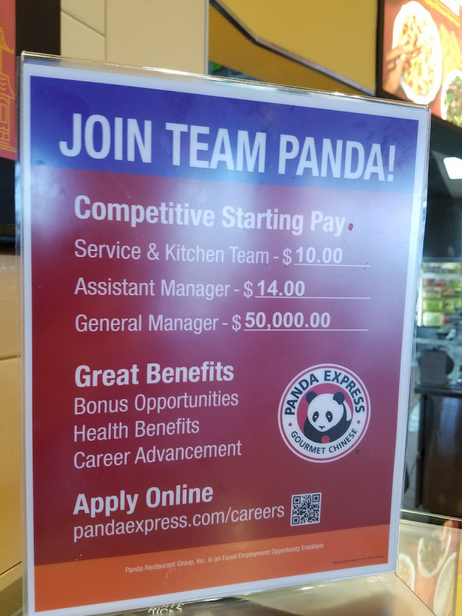 Panda Express Photo Menu 2