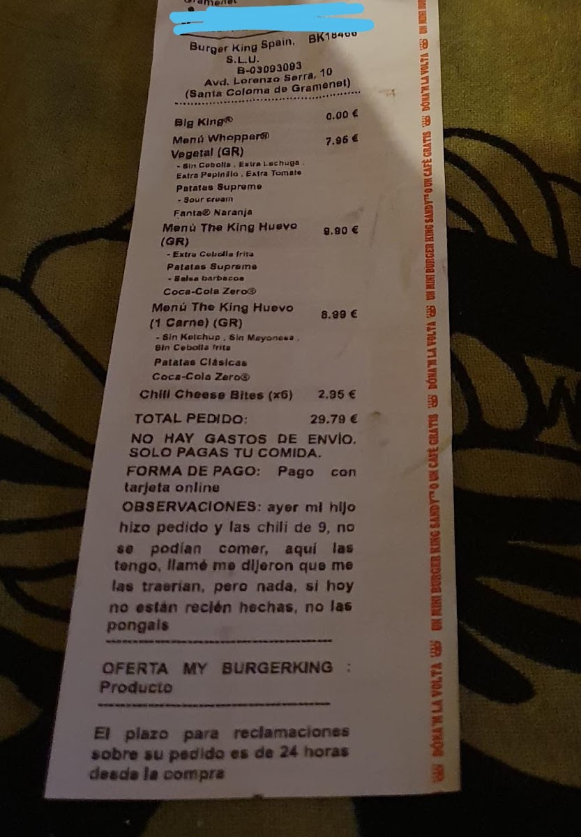 Burger King Photo Menu 3