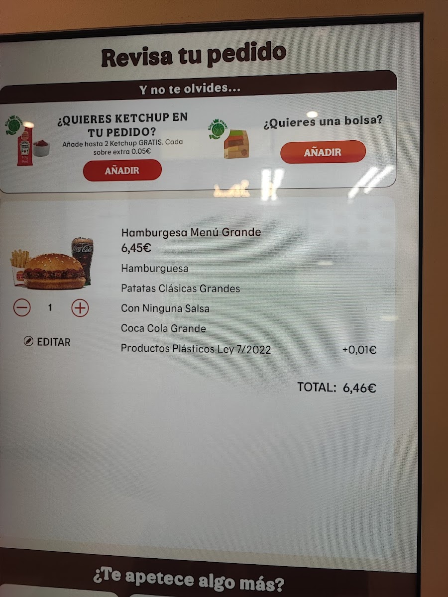 Burger King Photo Menu 6
