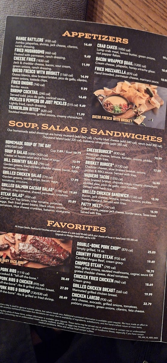 Saltgrass Steak House Photo Menu 8