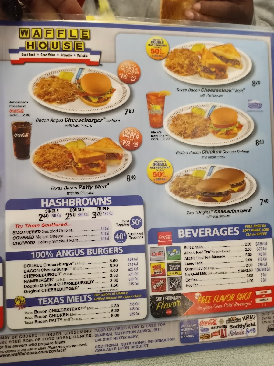 Waffle House Photo Menu 3
