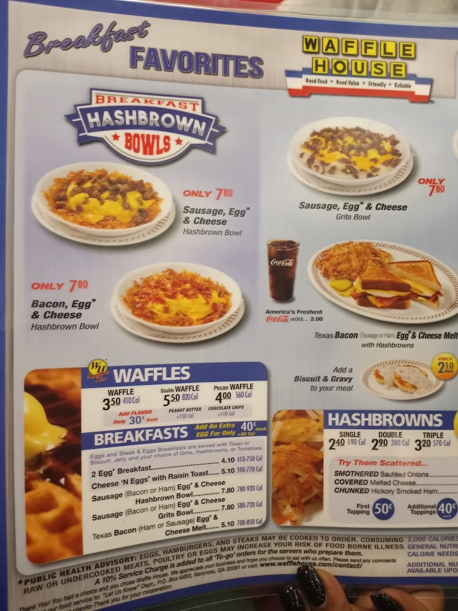 Waffle House Photo Menu 4