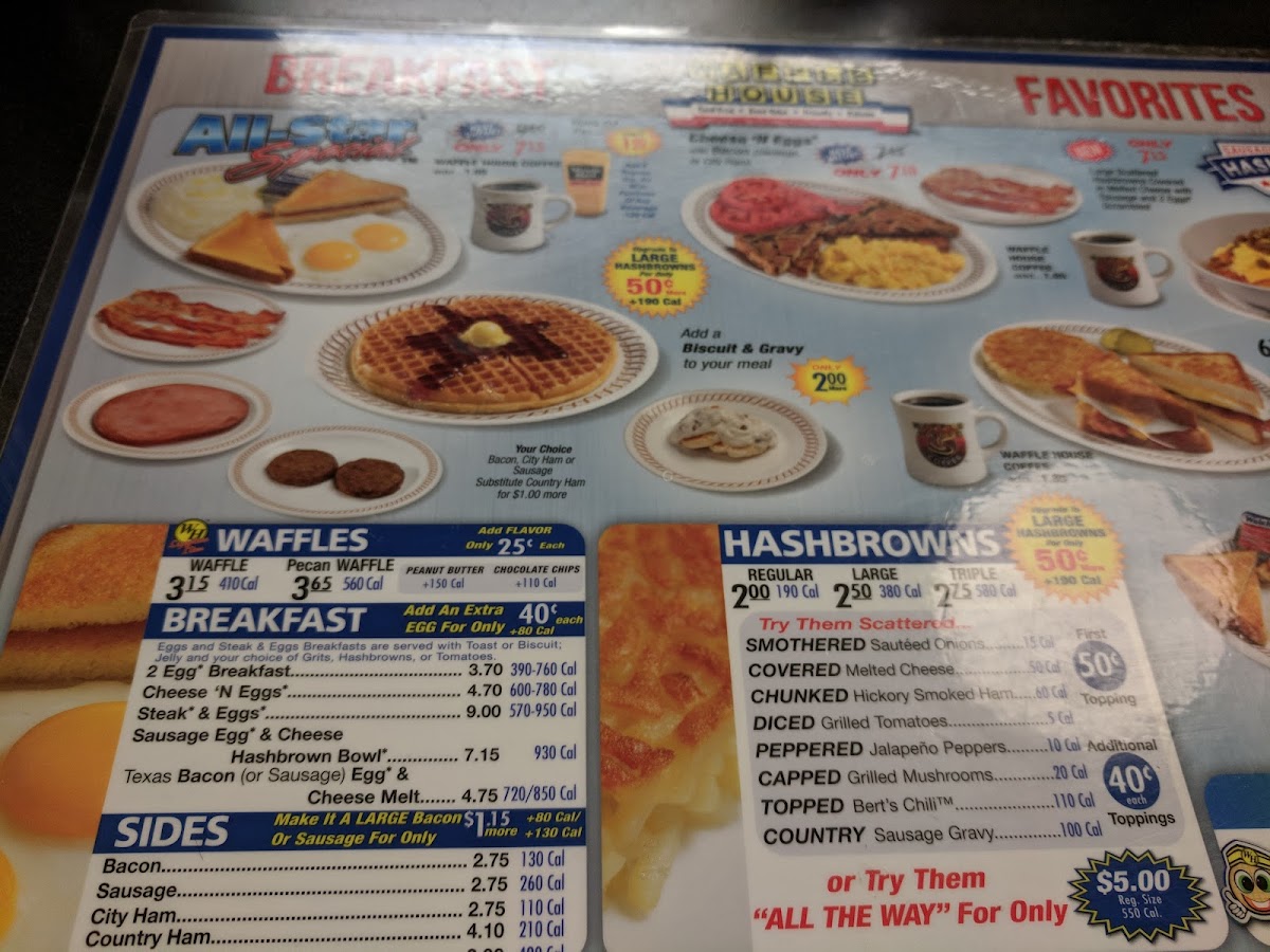 Waffle House Photo Menu 7