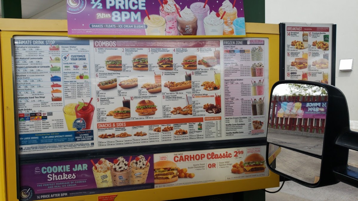 Sonic Drive-In Photo Menu 4