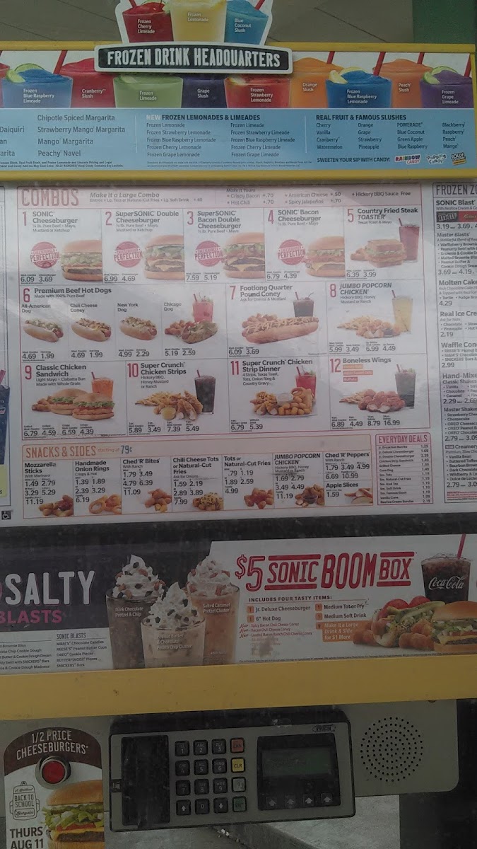 Sonic Drive-In Photo Menu 5