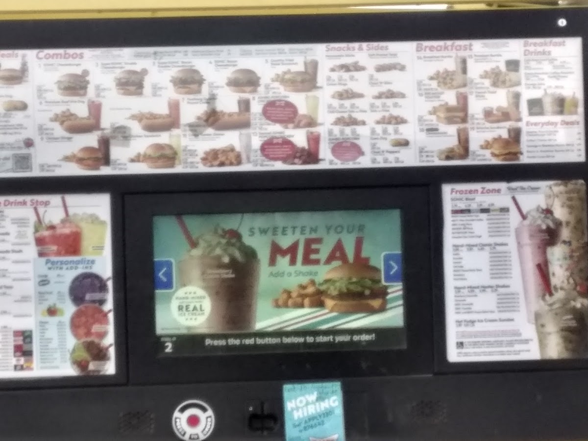 Sonic Drive-In Photo Menu 7