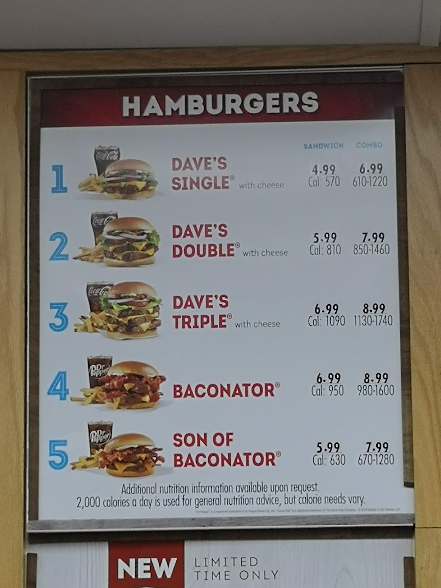 Wendy's Photo Menu 2