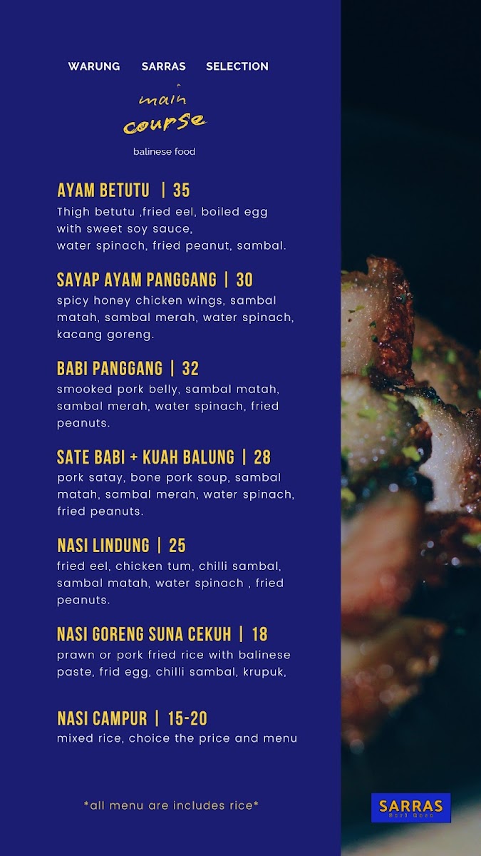 Warung sarras Photo Menu 1
