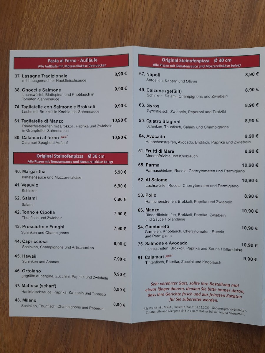La Cantina Photo Menu 4