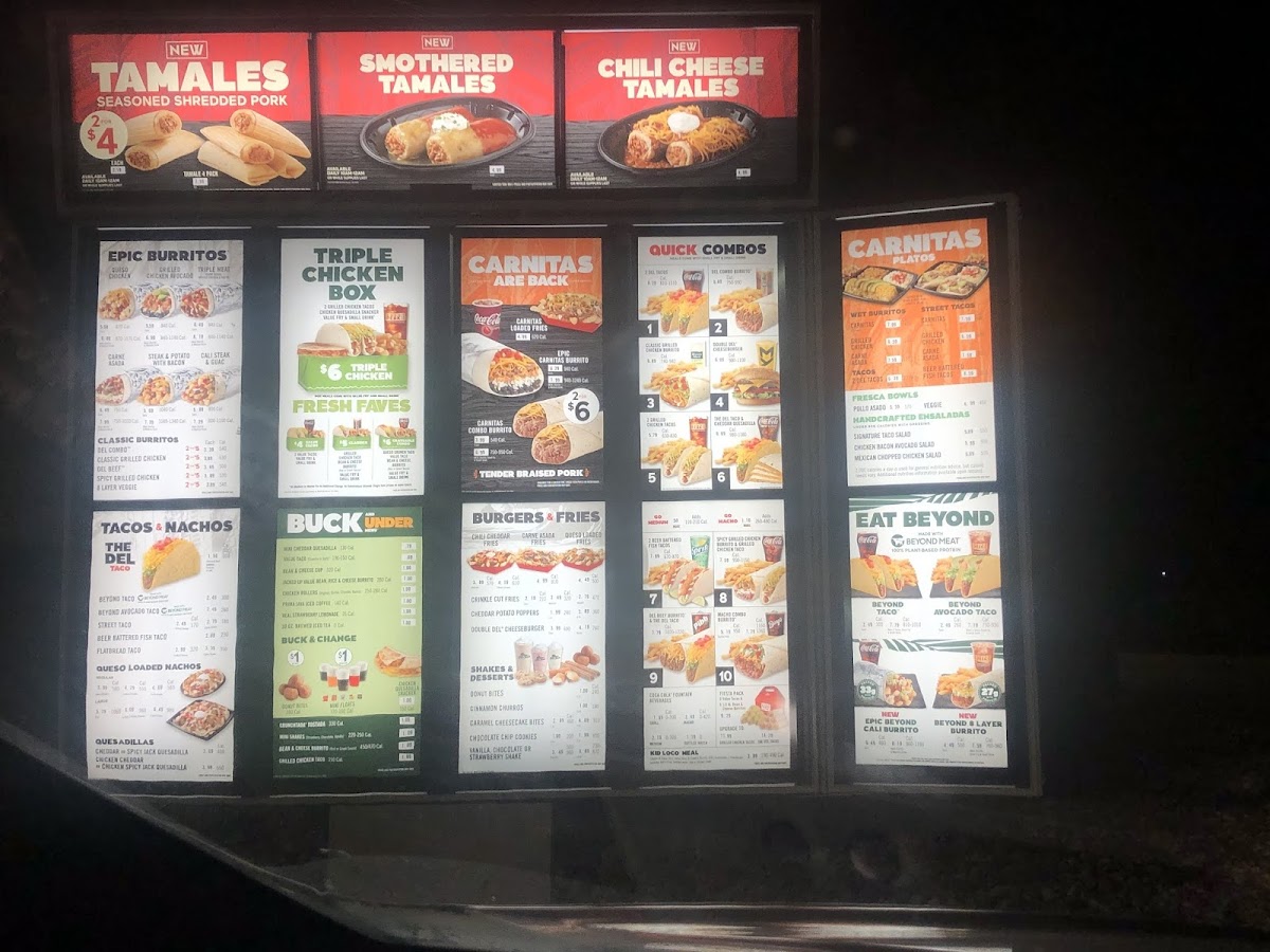 Del Taco Photo Menu 3